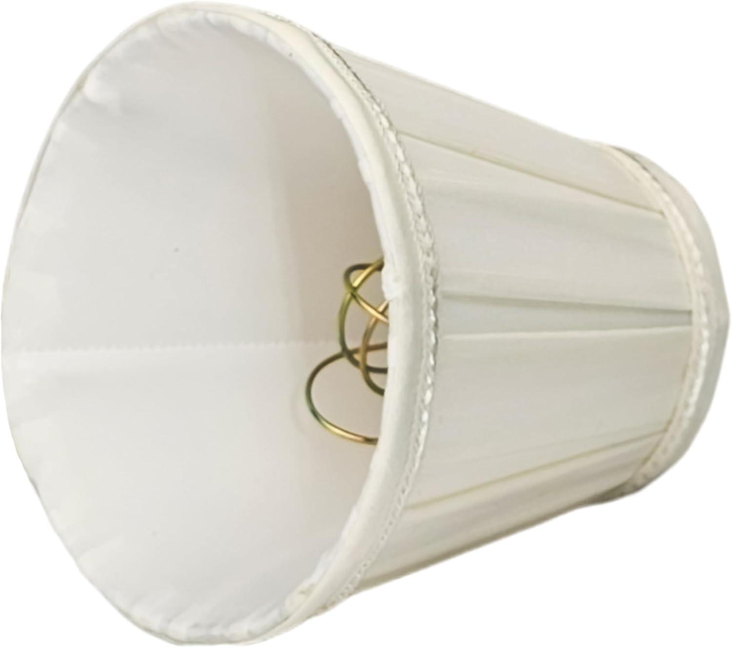 Royal Designs, Inc. Decorative Trim Empire Chandelier Shade CS-404WH-6, White, 3 x 5 x 4.5, Pack of 6