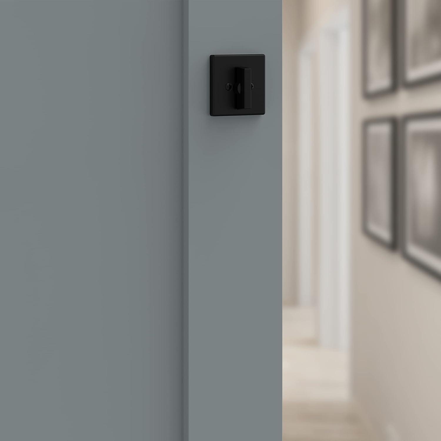 Single Cylinder Deadbolt with Square Rosette