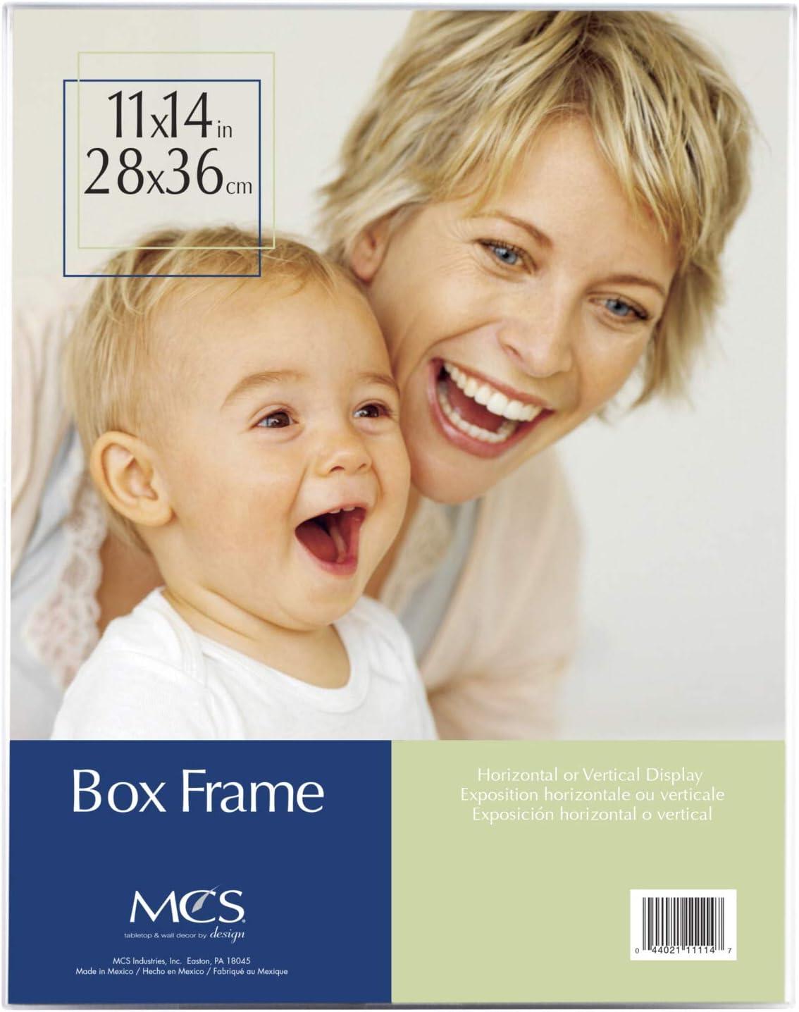 MCS Plastic Box Frame, 11 X 14 X 1-1/4 in, Clear