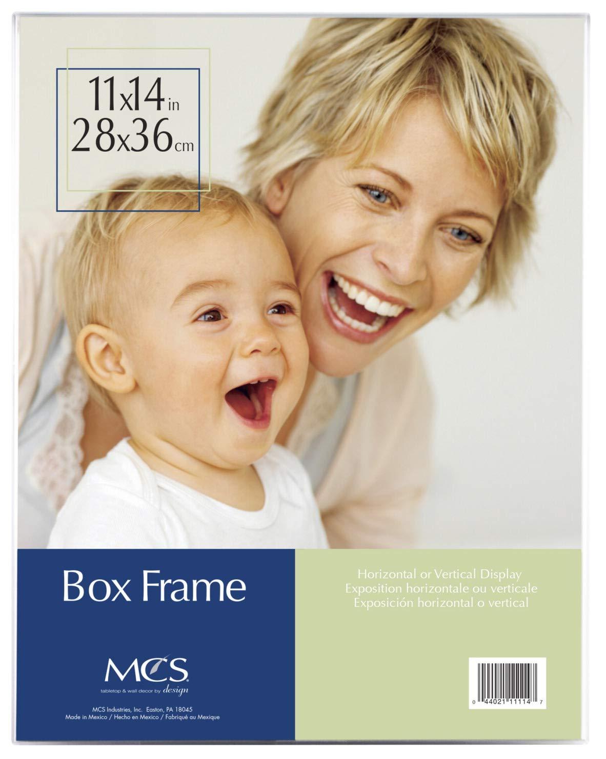 MCS Plastic Box Frame, 11 X 14 X 1-1/4 in, Clear