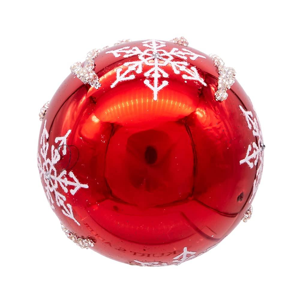Kurt Adler Glass Ball Ornament (Set of 6)