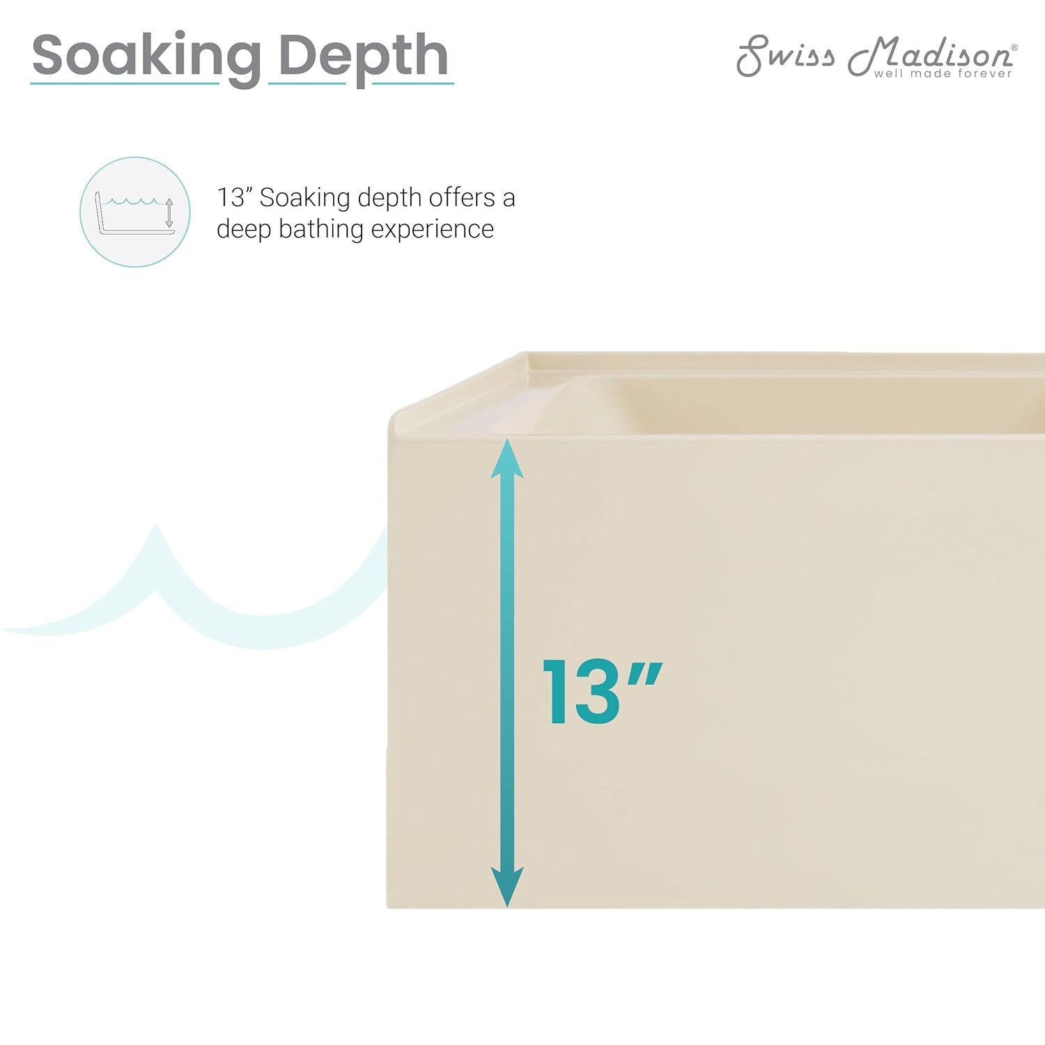 Voltaire 60" x 30" Alcove Bathtub with Apron