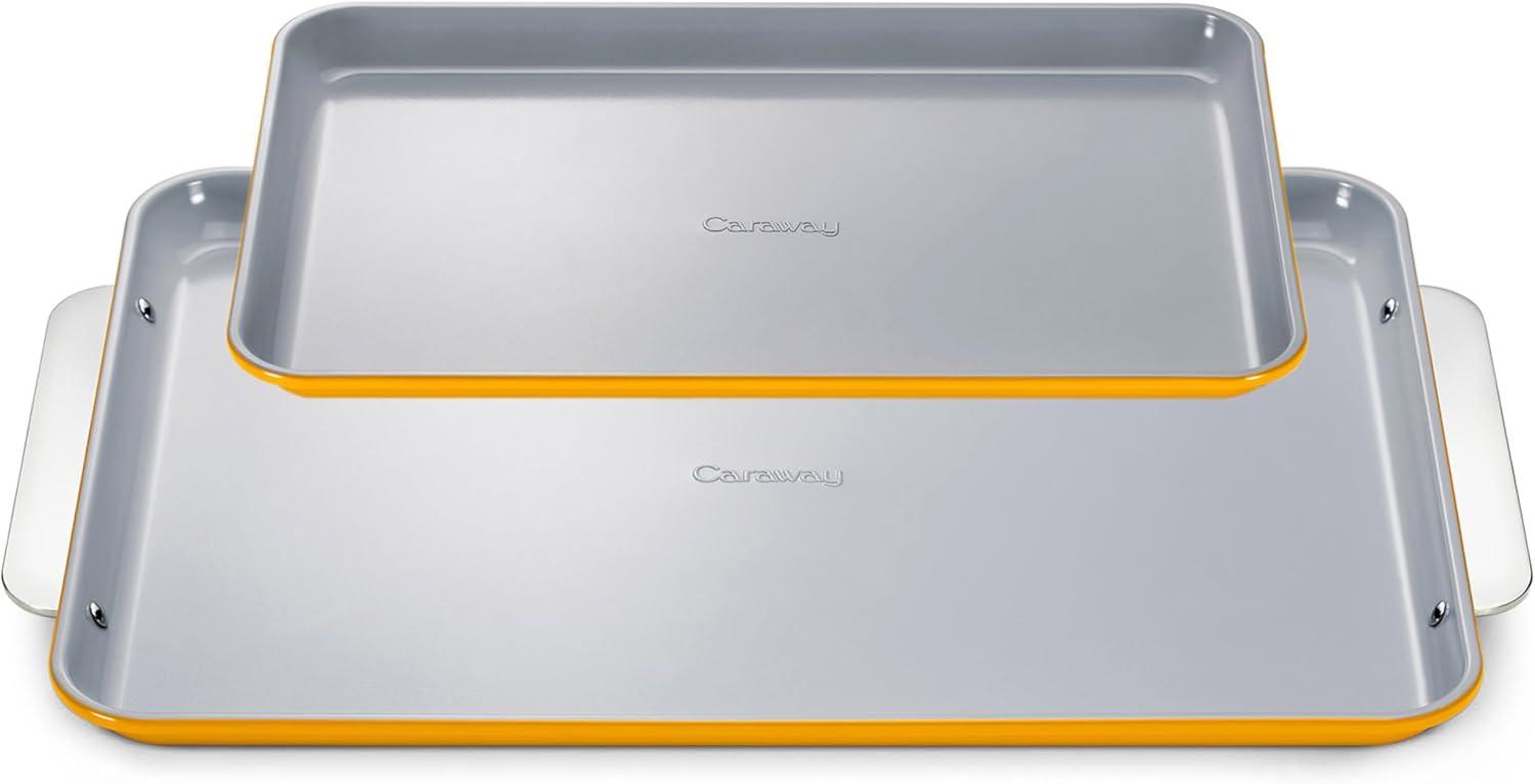 Caraway Home ® Marigold Non-Stick Ceramic Baking Sheet Duo