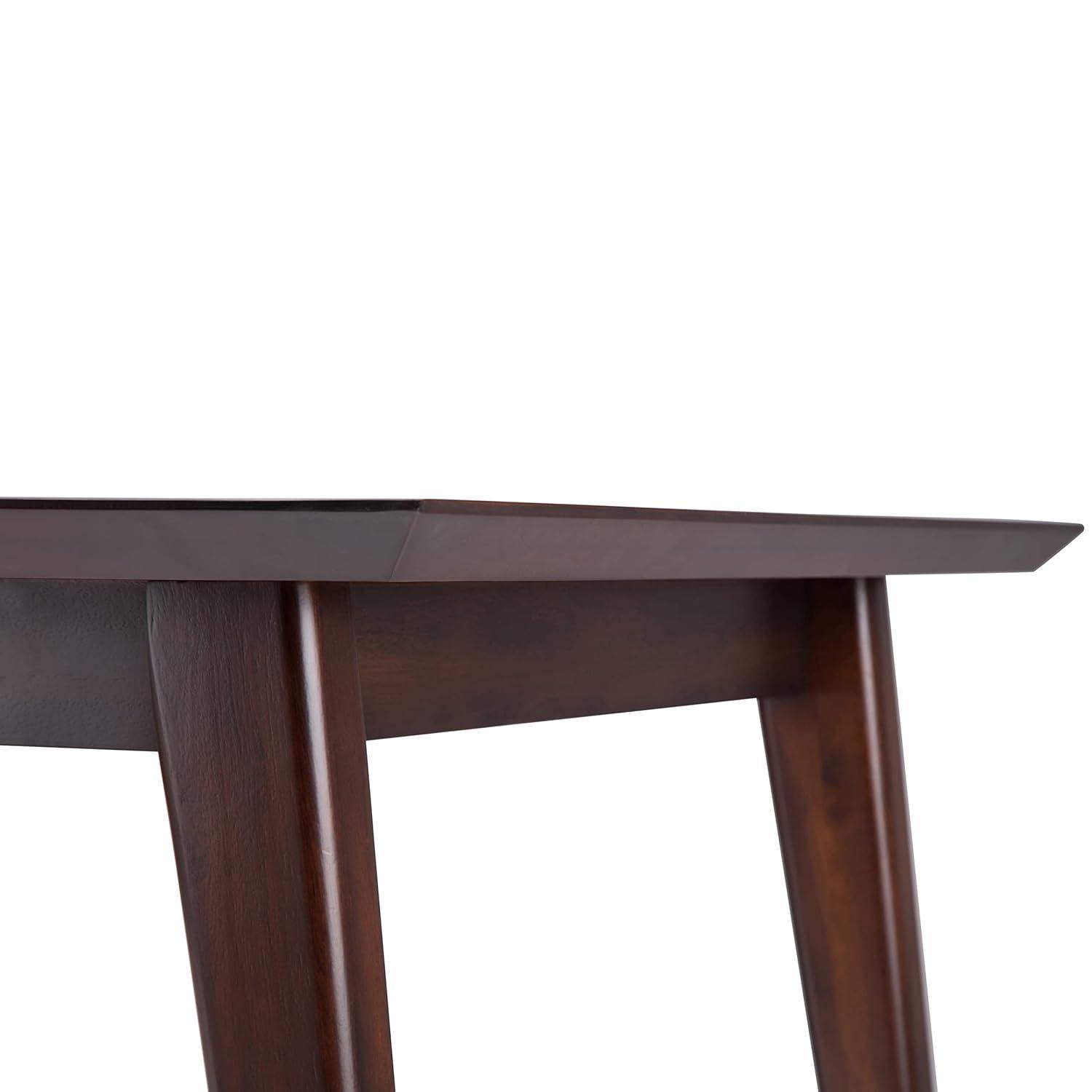 Simpli Home Draper Dining Table in Java Brown