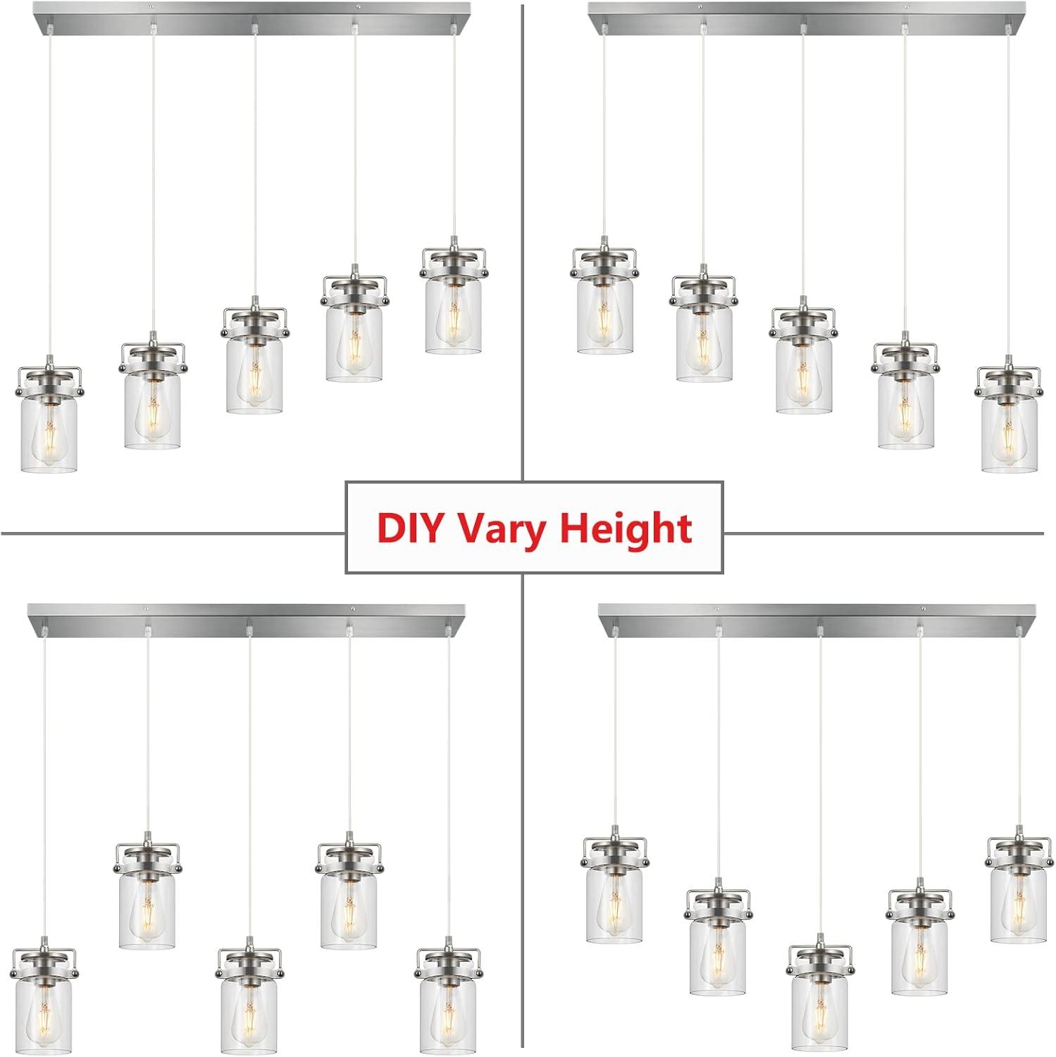 Latitude Run® Lizvet 5 - Light Kitchen Island Pendant