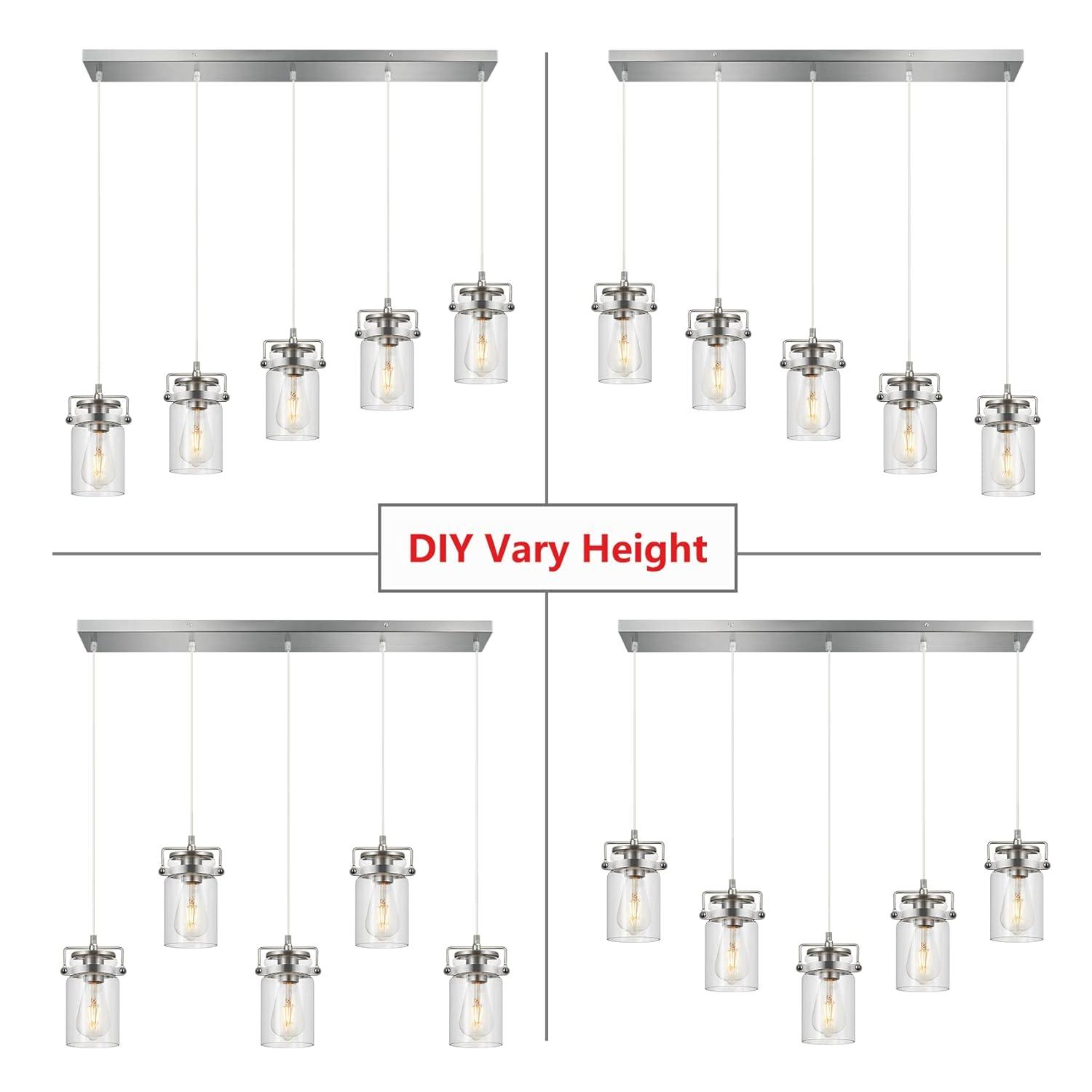 Latitude Run® Lizvet 5 - Light Kitchen Island Pendant