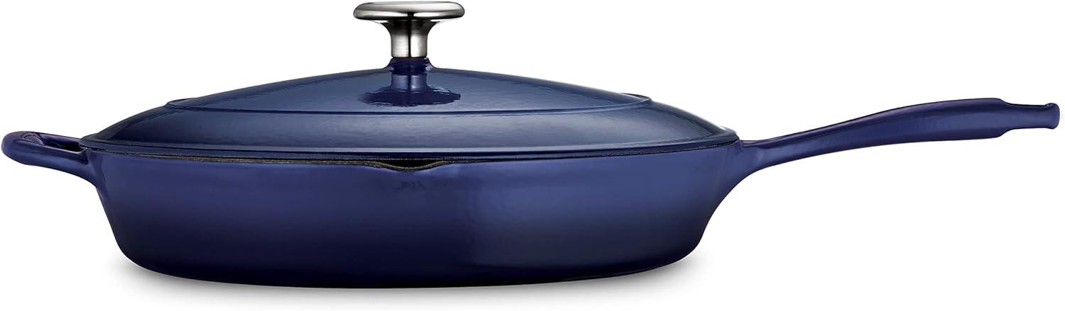 Tramontina Tramontina Gourmet Enameled Cast Iron Covered Skillet