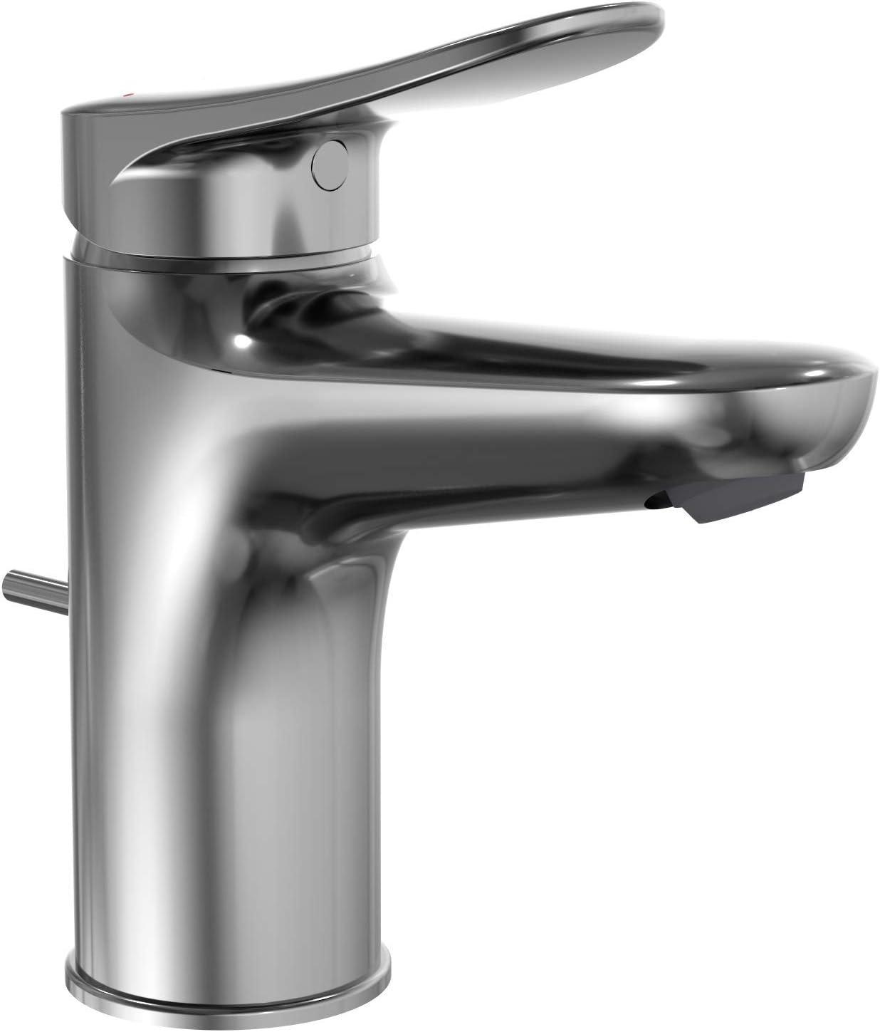 LF Single Hole Bathroom Faucet with Drain Assembly