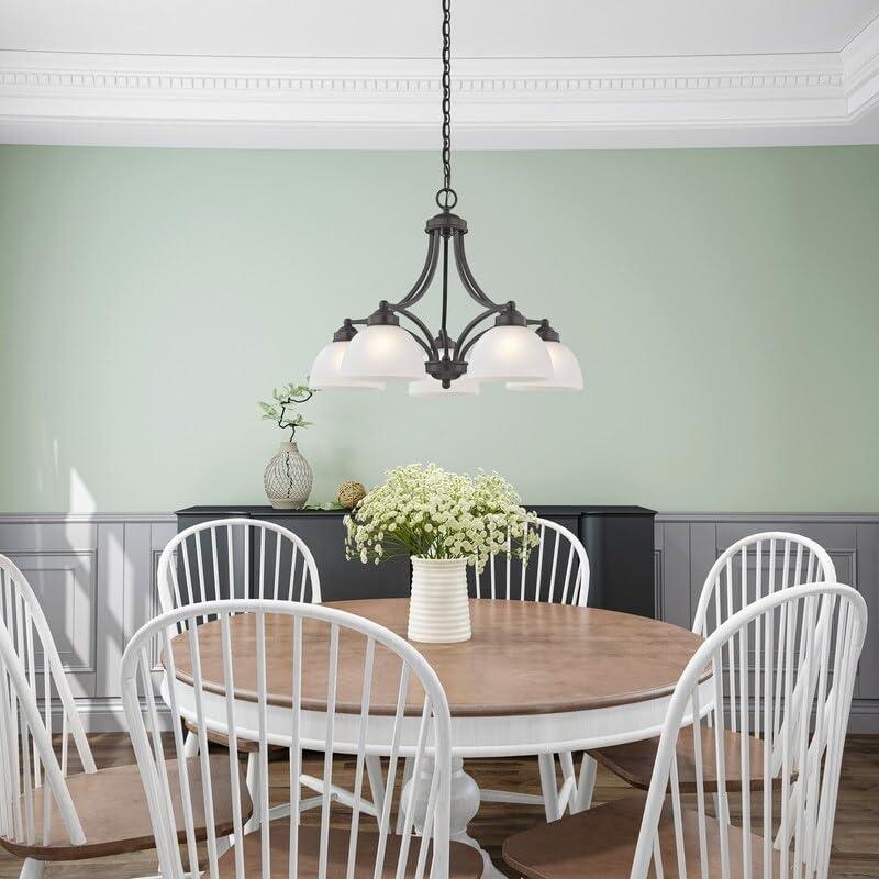 Livex Lighting Somerset 5 - Light Chandelier in  English Bronze