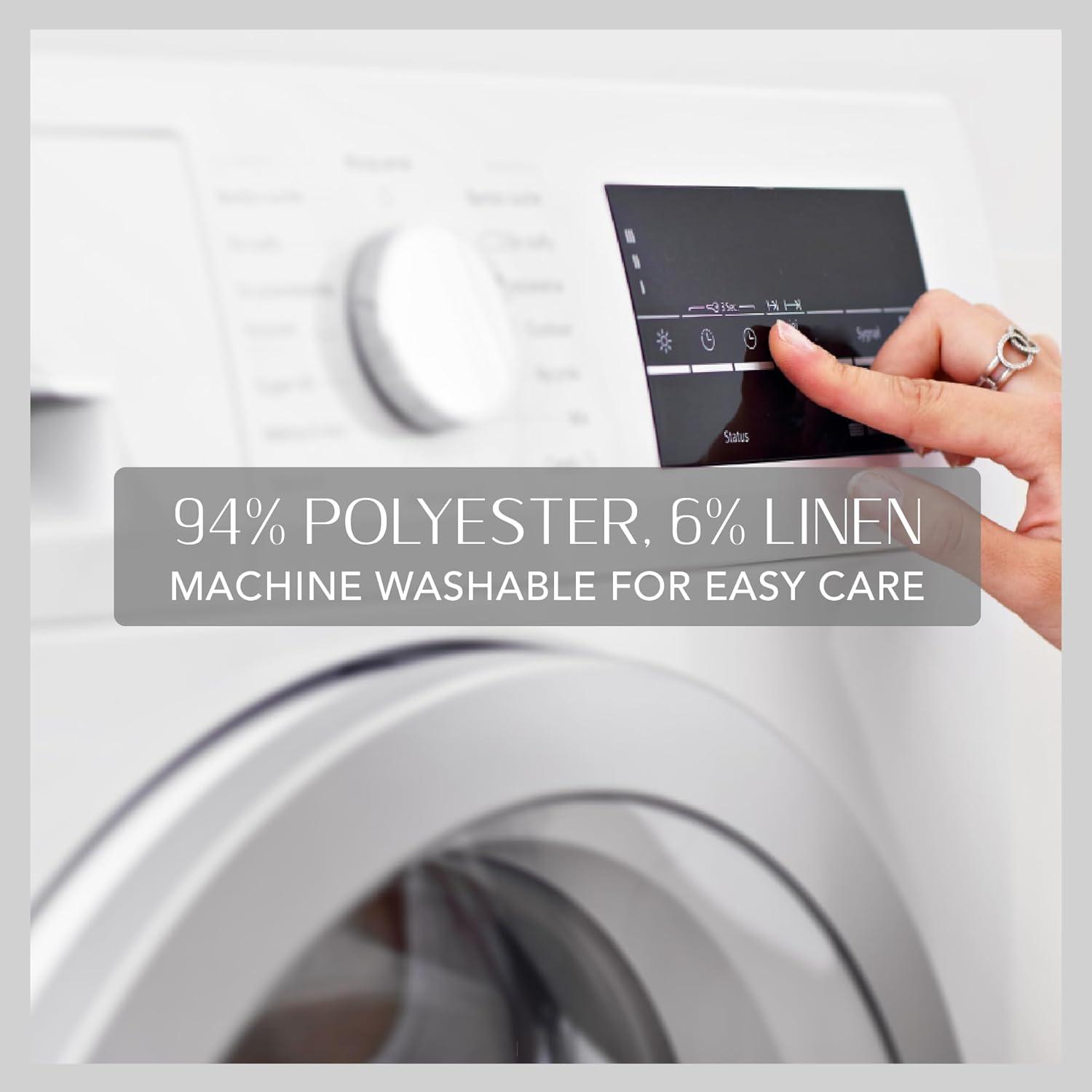 Harrow Solid Texture Room Darkening Single Window Curtain Panel - 52" x 84" - Natural - Elrene Home Fashions