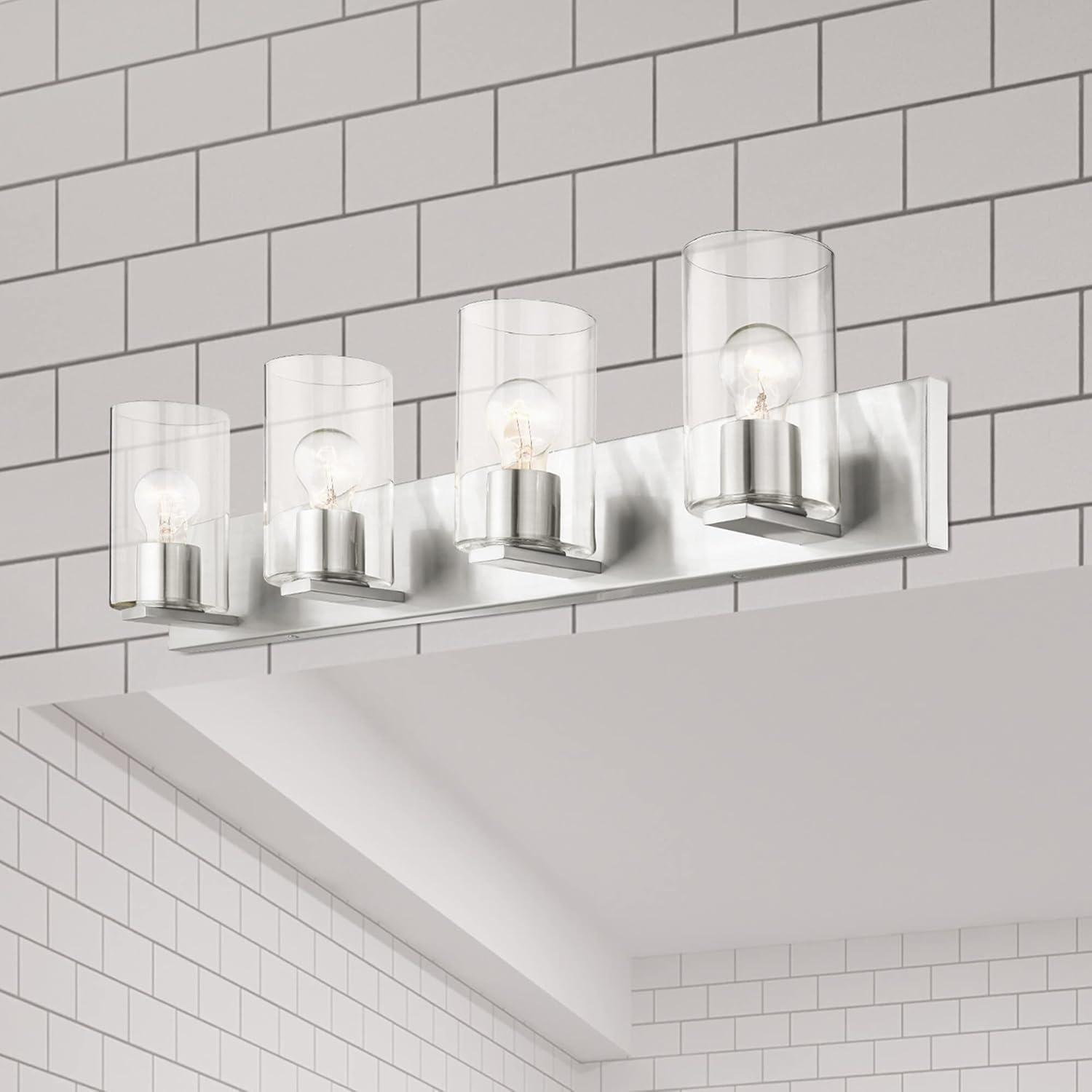 Livex Lighting Zurich 4 - Light Vanity in  Brushed Nickel