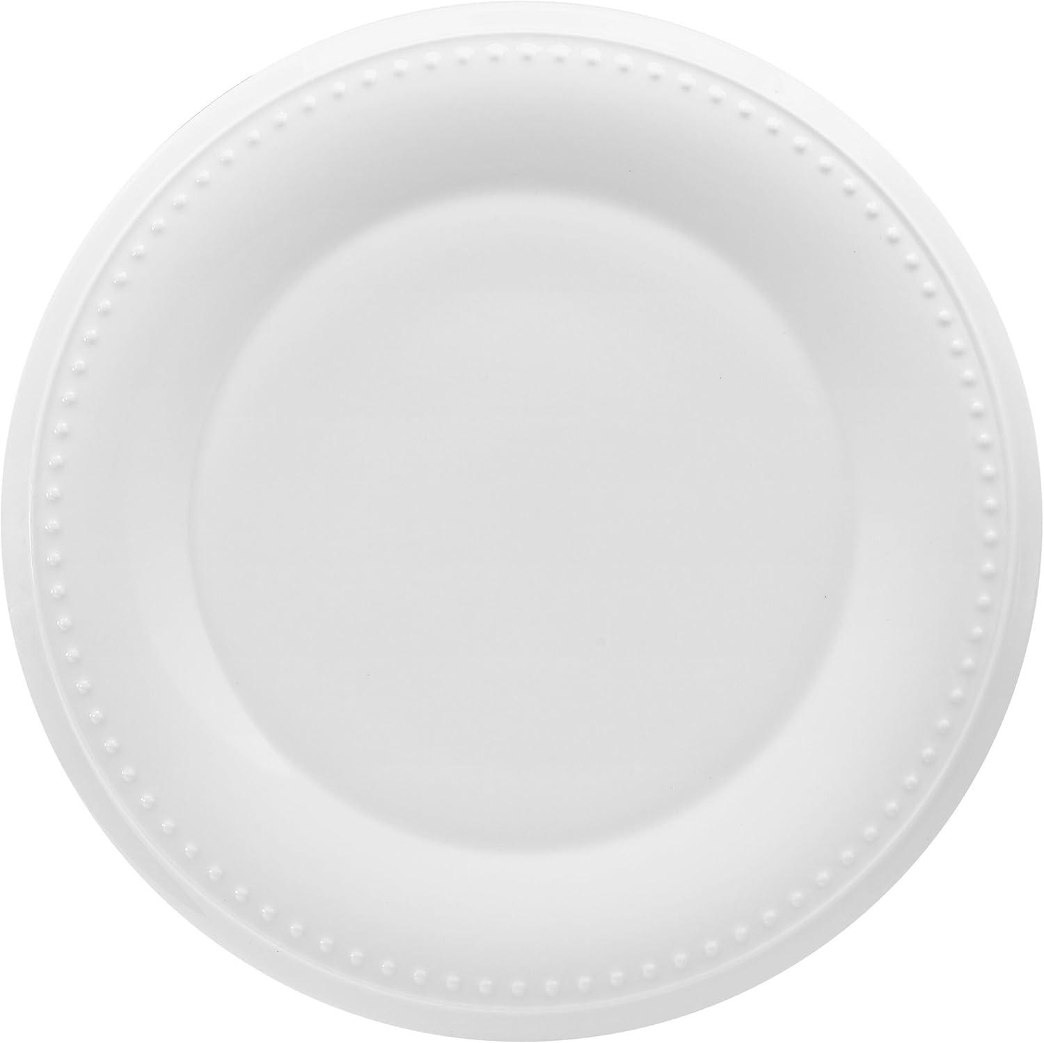 Fitz and Floyd Fitz and Floyd Nevaeh White Classic Bead 24-Piece Bone China Dinnerware Set, Service For 8