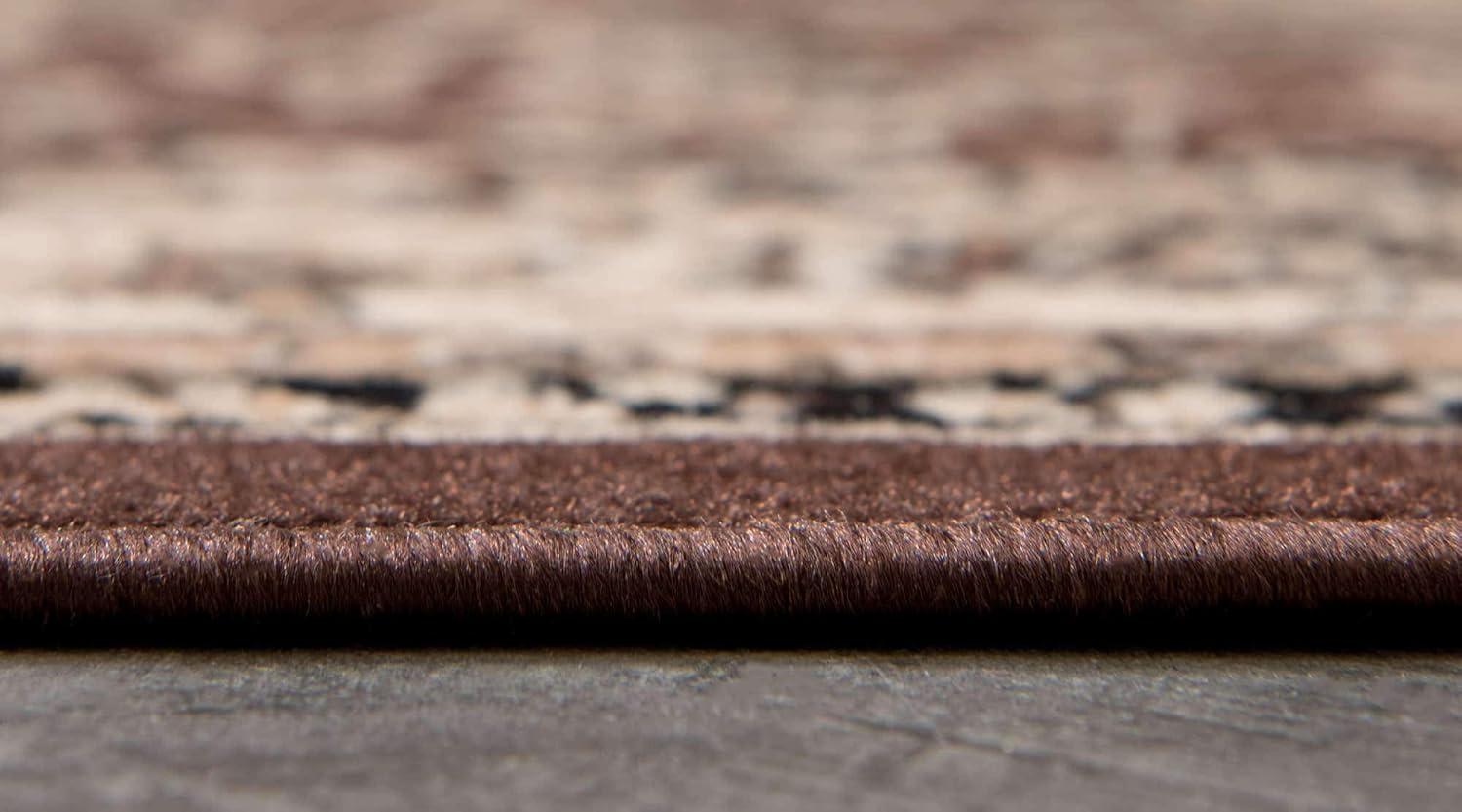 Unique Loom 7' 0 x 10' 0 Sialk Hill Washington Brown Area Rug