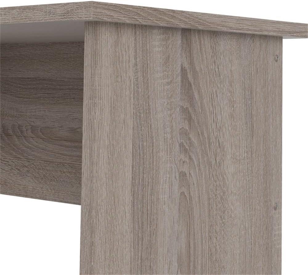 Tvilum Warner 4 Drawer Office Desk with 1 Shelf for Adults, Truffle