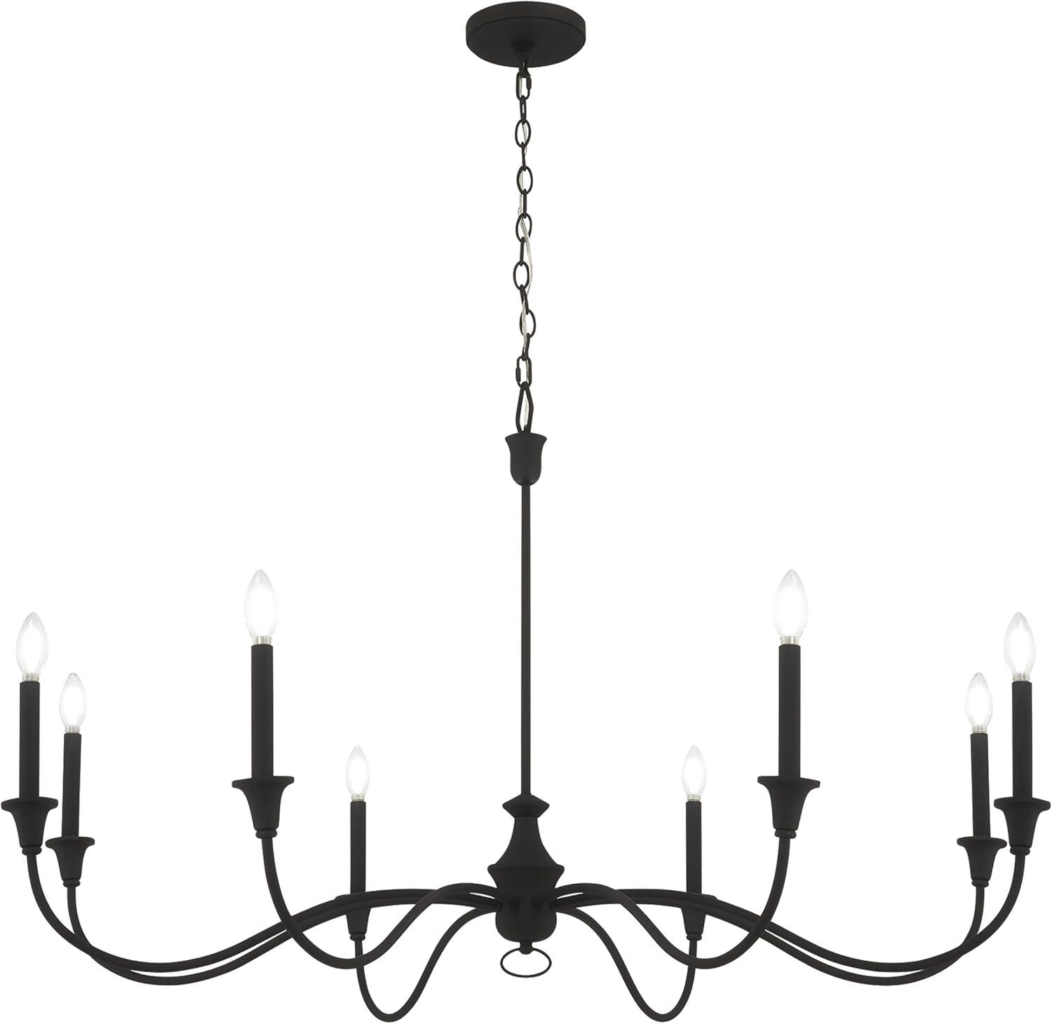 8 Light Chandelier-31.25 Inches Tall And 48 Inches Wide     -Traditional Installation Minka Lavery 6258-076