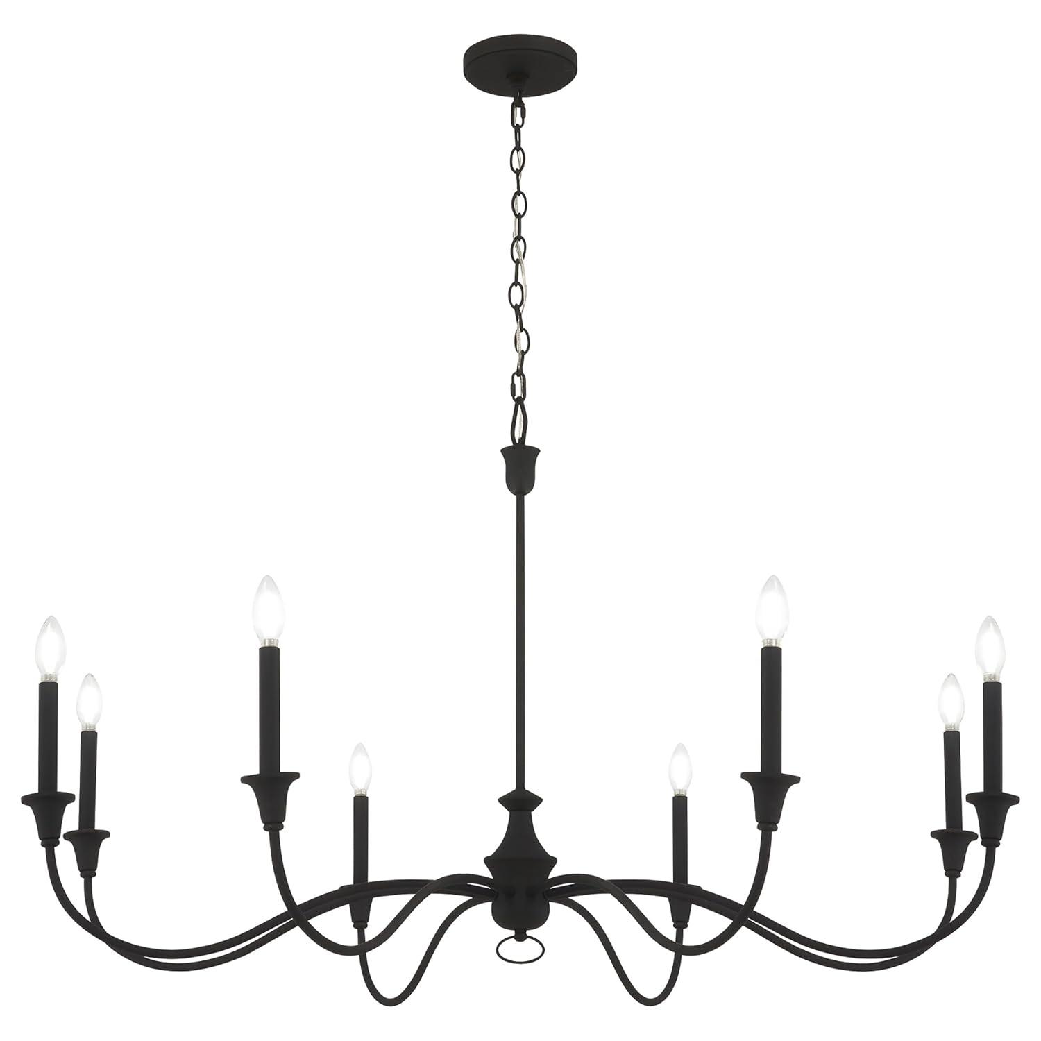 8 Light Chandelier-31.25 Inches Tall And 48 Inches Wide     -Traditional Installation Minka Lavery 6258-076