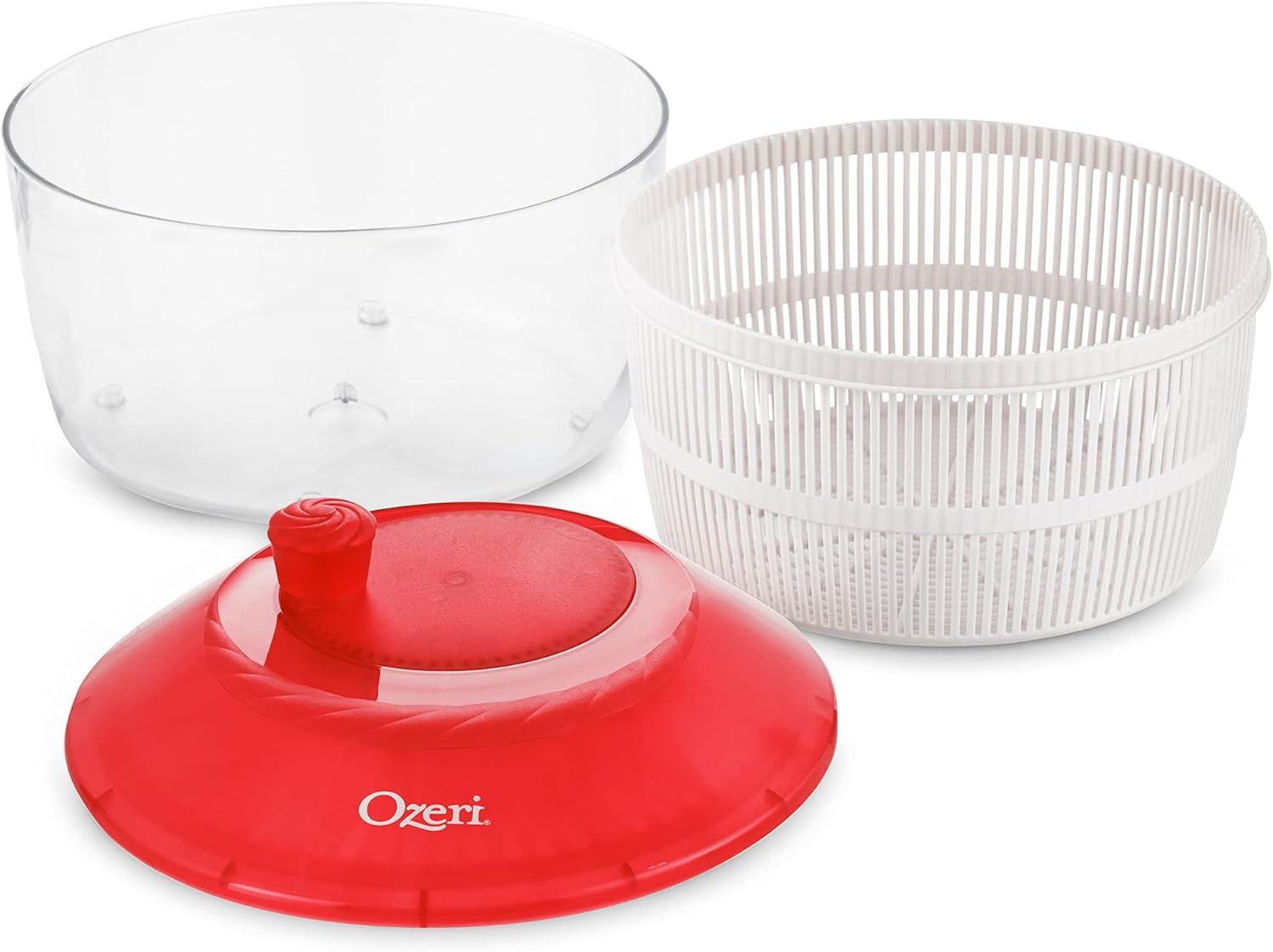 Ozeri Italian Made Fresca Salad Spinner and Serving Bowl Rotator