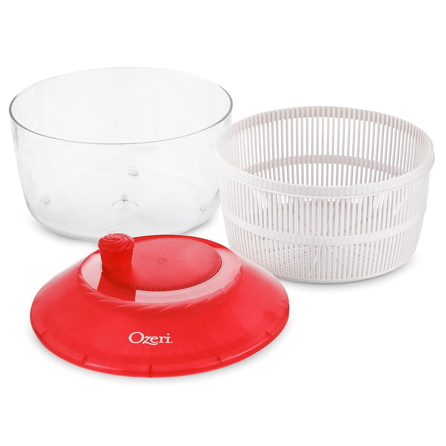Ozeri Italian Made Fresca Salad Spinner and Serving Bowl Rotator