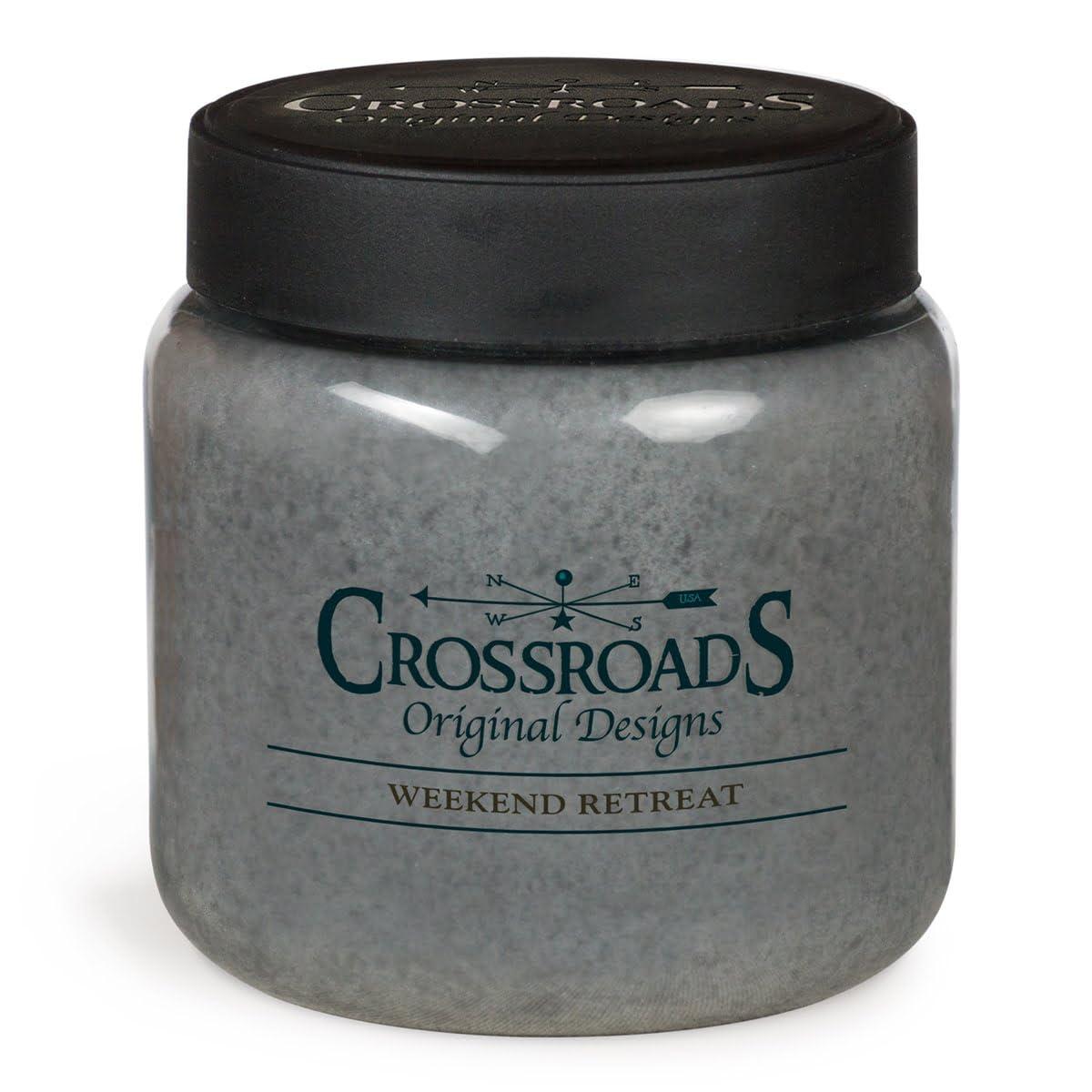 Weekend Retreat Gray Paraffin Wax Scented Candle, 16 oz