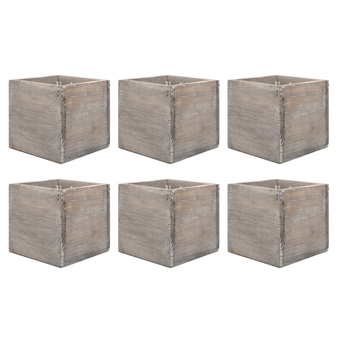 Union Rustic Gritton Wood Table Vase (Set of 6)