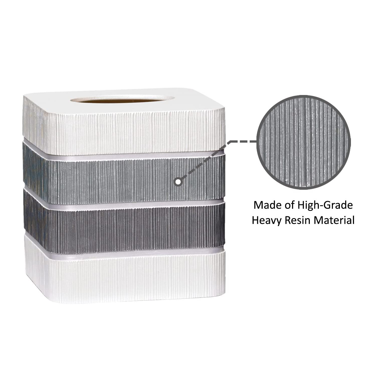 Popular Bath Modern LINE, Tissue Box, Grey
