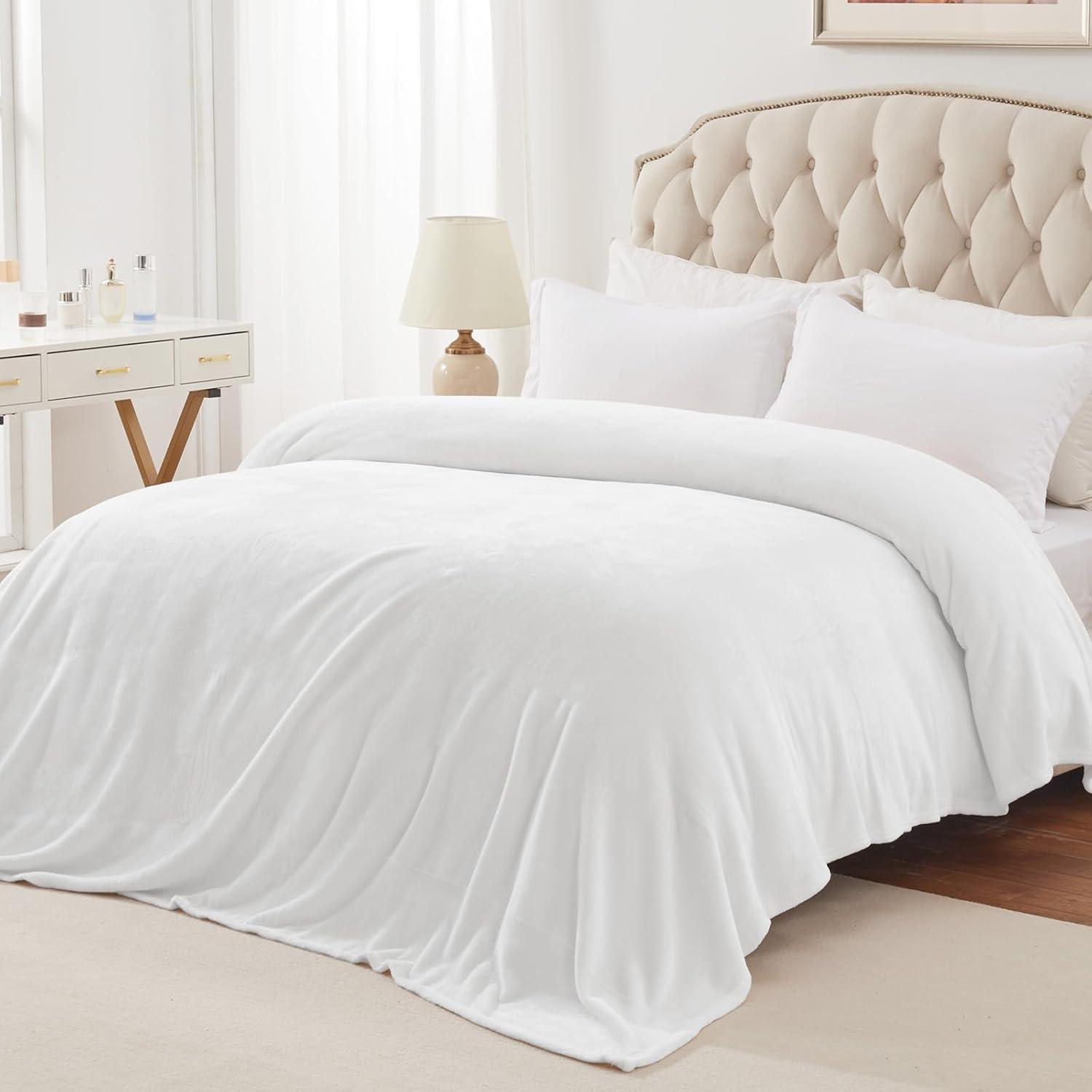 Bare Home Bare Home Microplush Fleece Blanket - Fuzzy, Warm, Bed/Throw Blanket