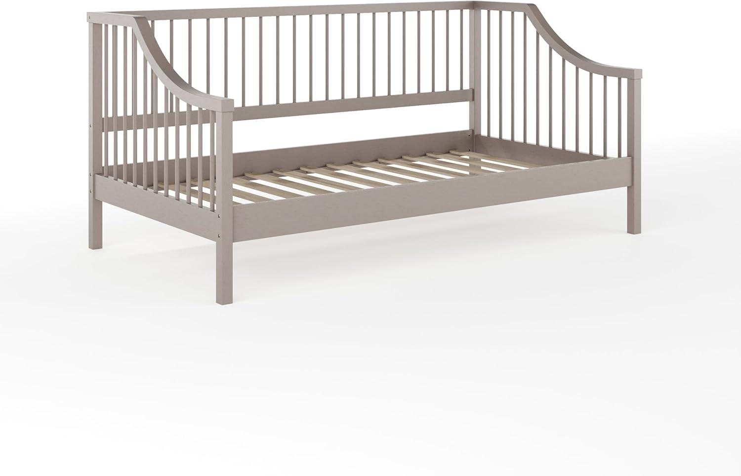 Martha Stewart Martha Stewart Neely Wooden Platform Daybed With Spindles And Wood Slat Foundation
