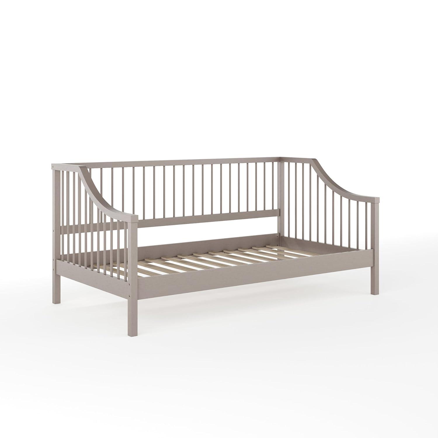 Martha Stewart Martha Stewart Neely Wooden Platform Daybed With Spindles And Wood Slat Foundation