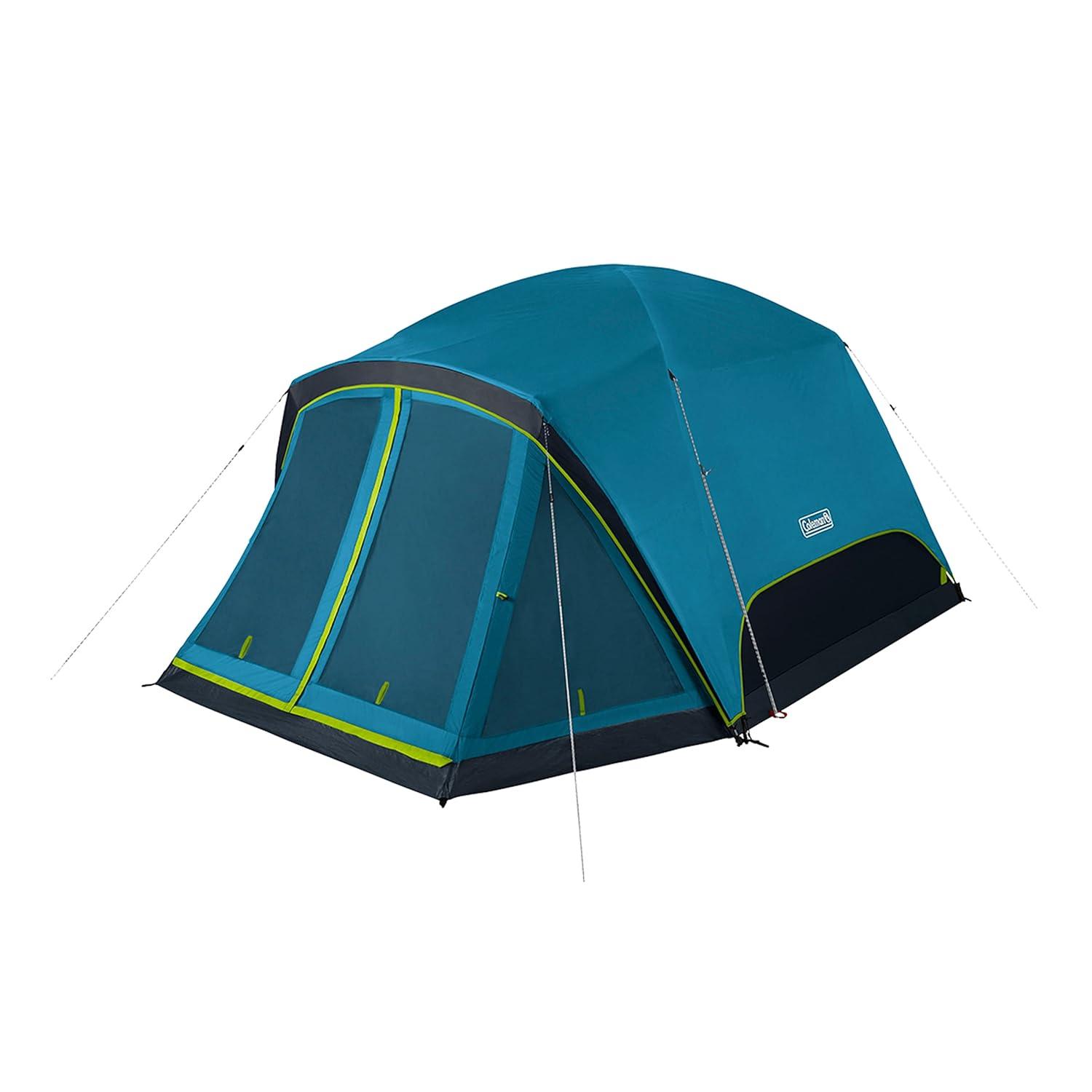 Coleman Skydome™ 6-Person Screen Room Camping Tent with Dark Room™ Technology