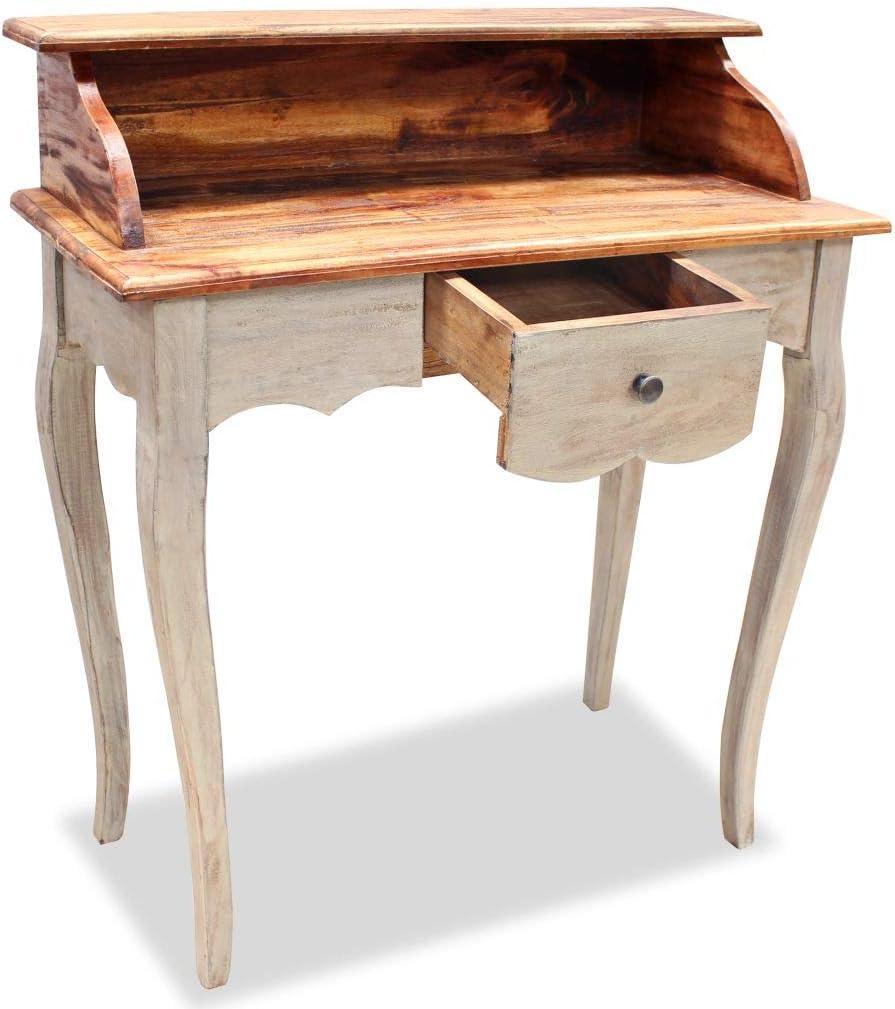 Andoer Writing Desk Solid Reclaimed Wood 31.5"x15.7"x36.2"