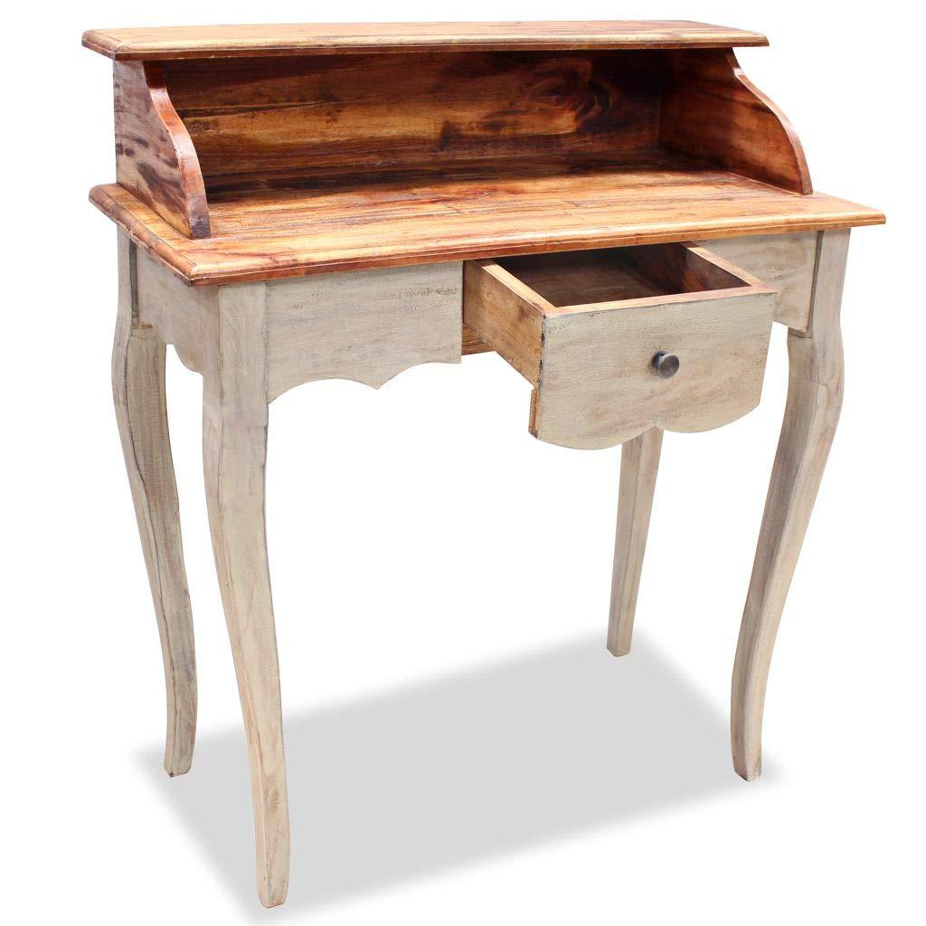 Andoer Writing Desk Solid Reclaimed Wood 31.5"x15.7"x36.2"