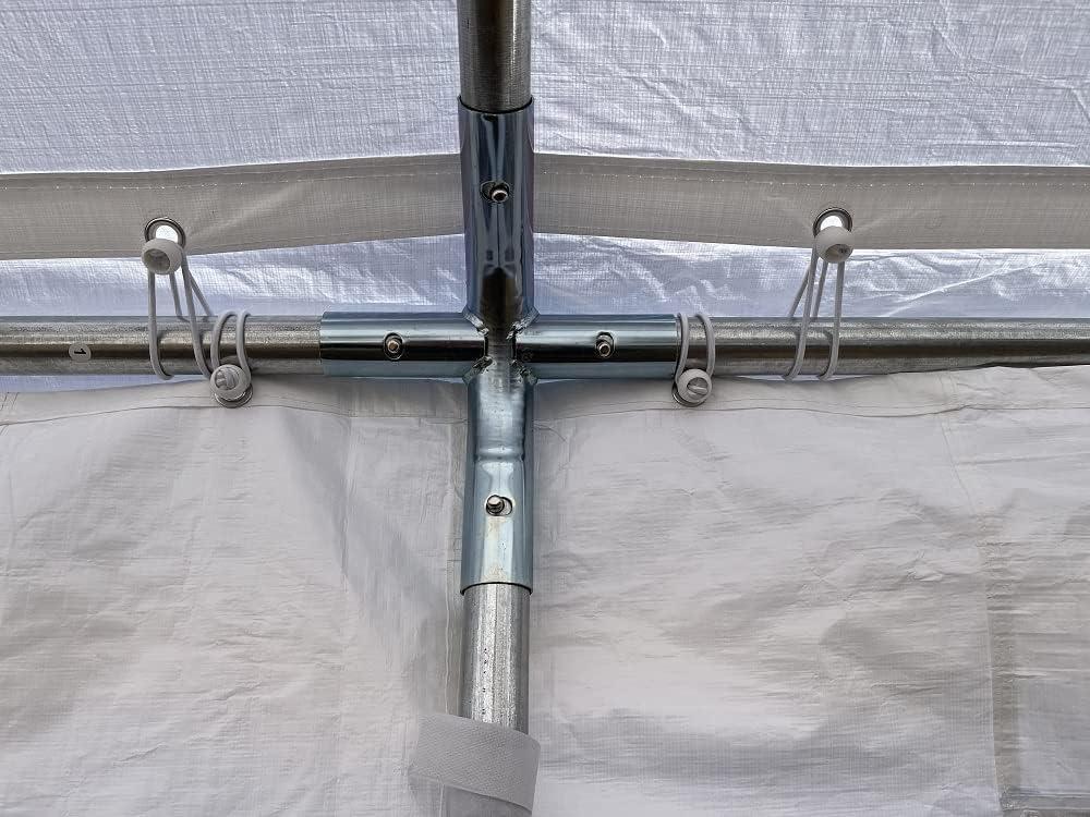 26'x13' PE White Tent - Heavy Duty Party Wedding Tent Canopy Carport - By DELTA Canopies