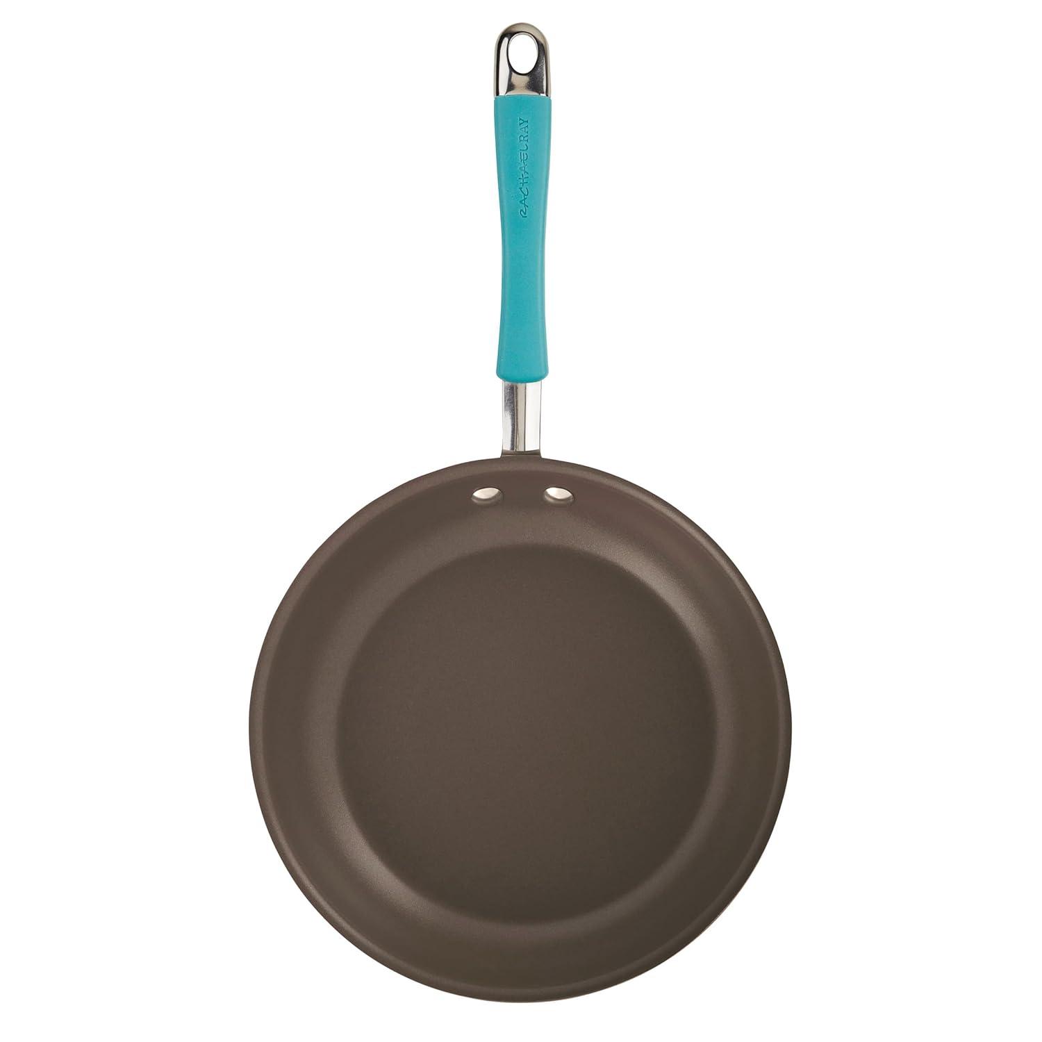 Rachael Ray Rachael Ray Cucina Hard-Anodized Aluminum Nonstick Cookware Pots and Pans Set, 12 Piece