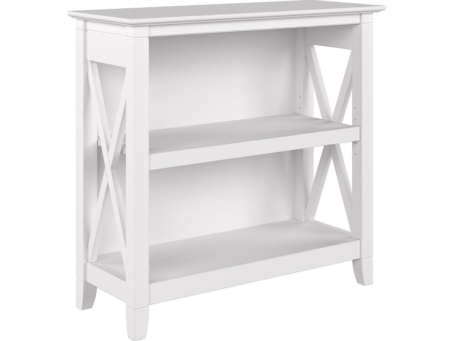 Key West Small 2 Shelf Bookcase in Pure White Oak - Engineered Wood