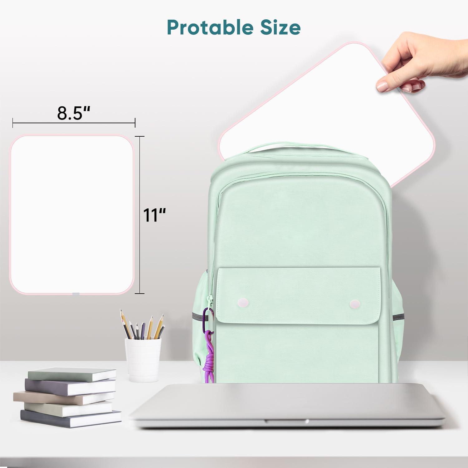 VUSIGN Small Dry Erase Whiteboard, 8.5 x 11 Inches White Board for Kids, Students, Fridge, Locker, Mini Dry Erase Board