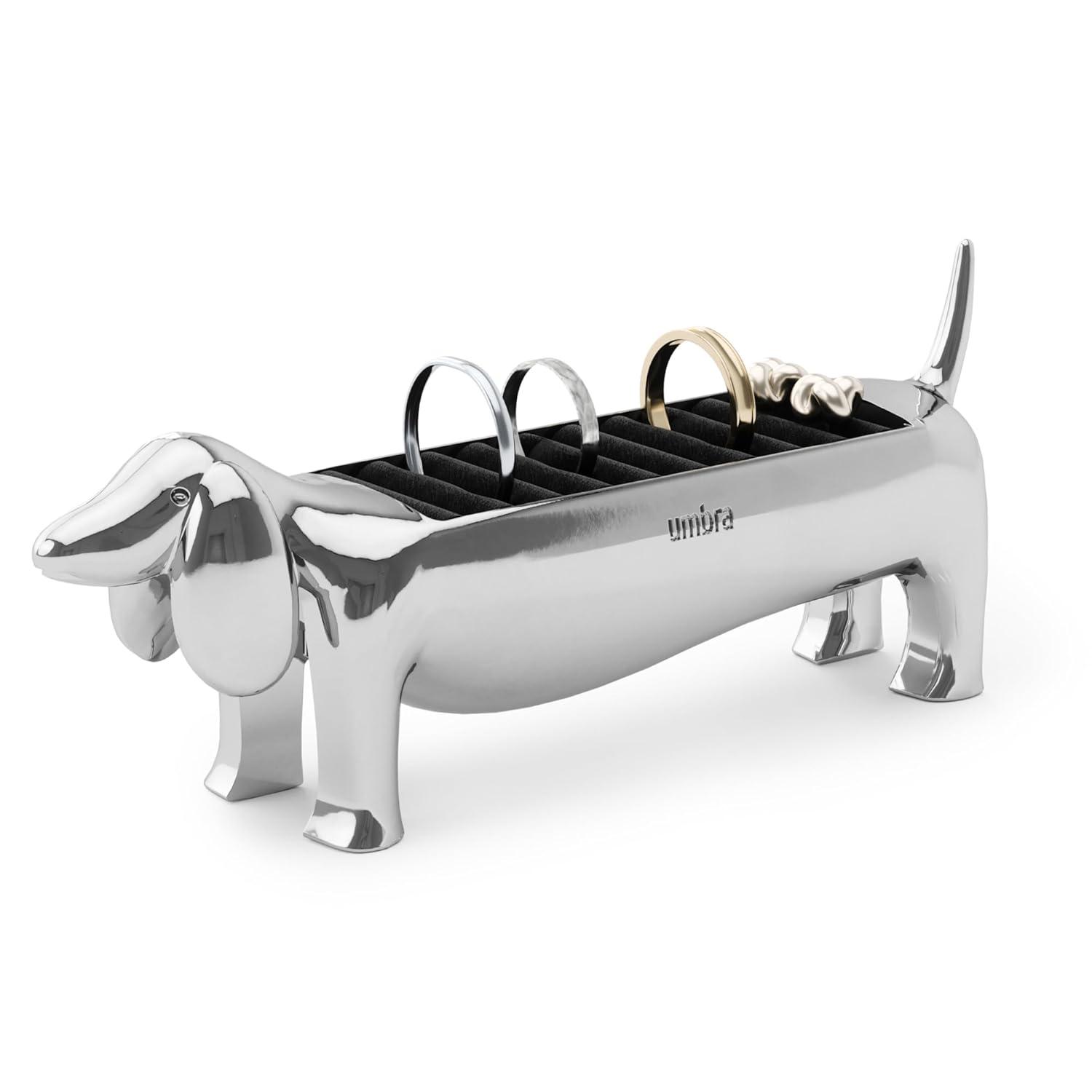 Umbra Dachsie Ring Holder, Chrome