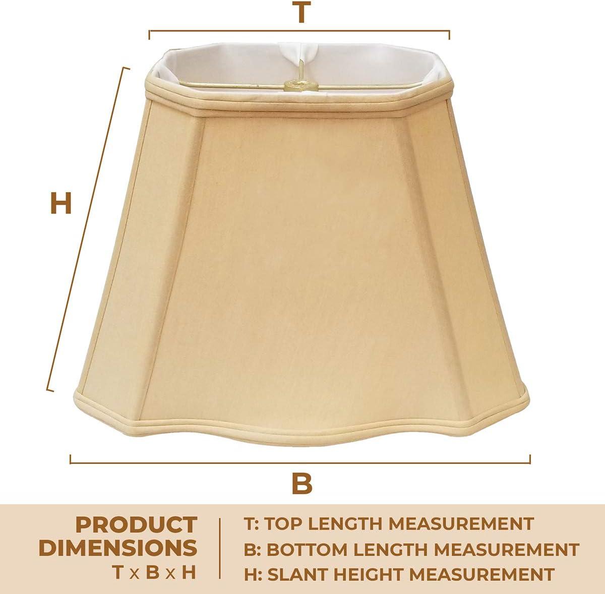 Royal Designs, Inc. Decorative Trim Hexagon Empire Chandelier Shade CS-508AGL-6, Antique Gold, 2.5 x 5 x 4.5, Pack of 6