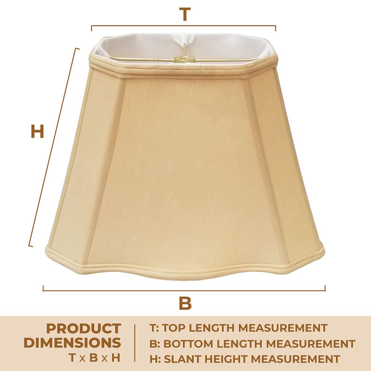5" Hardback Empire Chandelier Lamp Shades Set of 6 Burlap