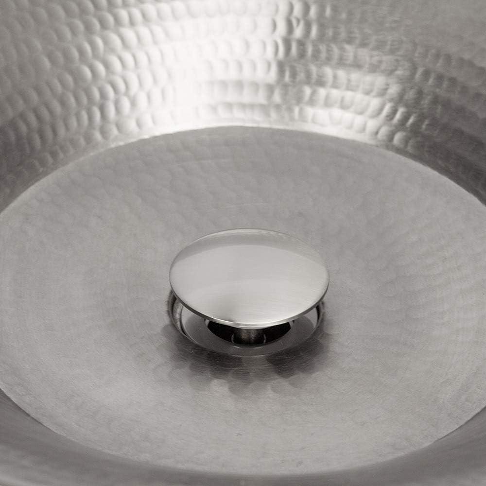 1.5" Non-Overflow Pop-up Bathroom Sink Drain - Brushed Nickel