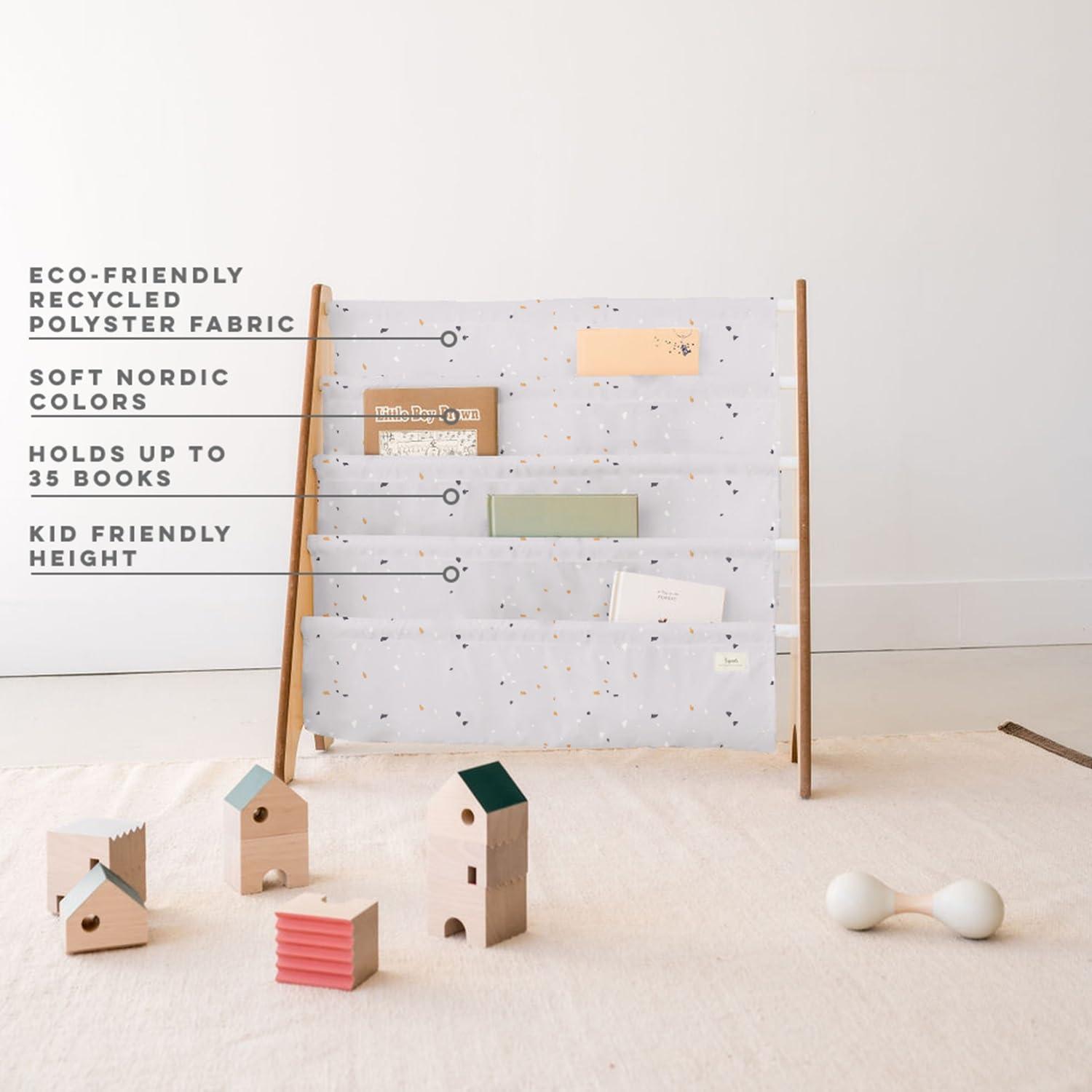 3 Sprouts - Book Shelf - Kids Book Rack Organizer  - Baby Room Bookcase