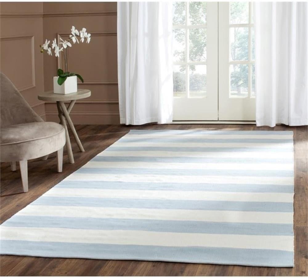 Montauk MTK712 Hand Woven Indoor Area Rug - Sky Blue/Ivory - 9'x12' - Safavieh