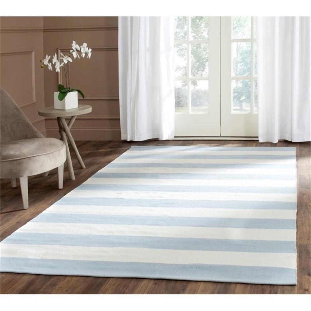 Montauk MTK712 Hand Woven Indoor Area Rug - Sky Blue/Ivory - 8'x10' - Safavieh
