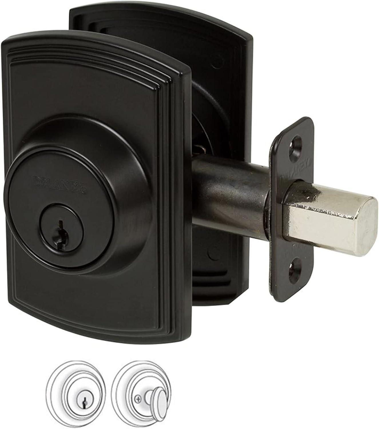 Delaney Hardware 372004 Italian Electronic Single Cylinder Deadbolt