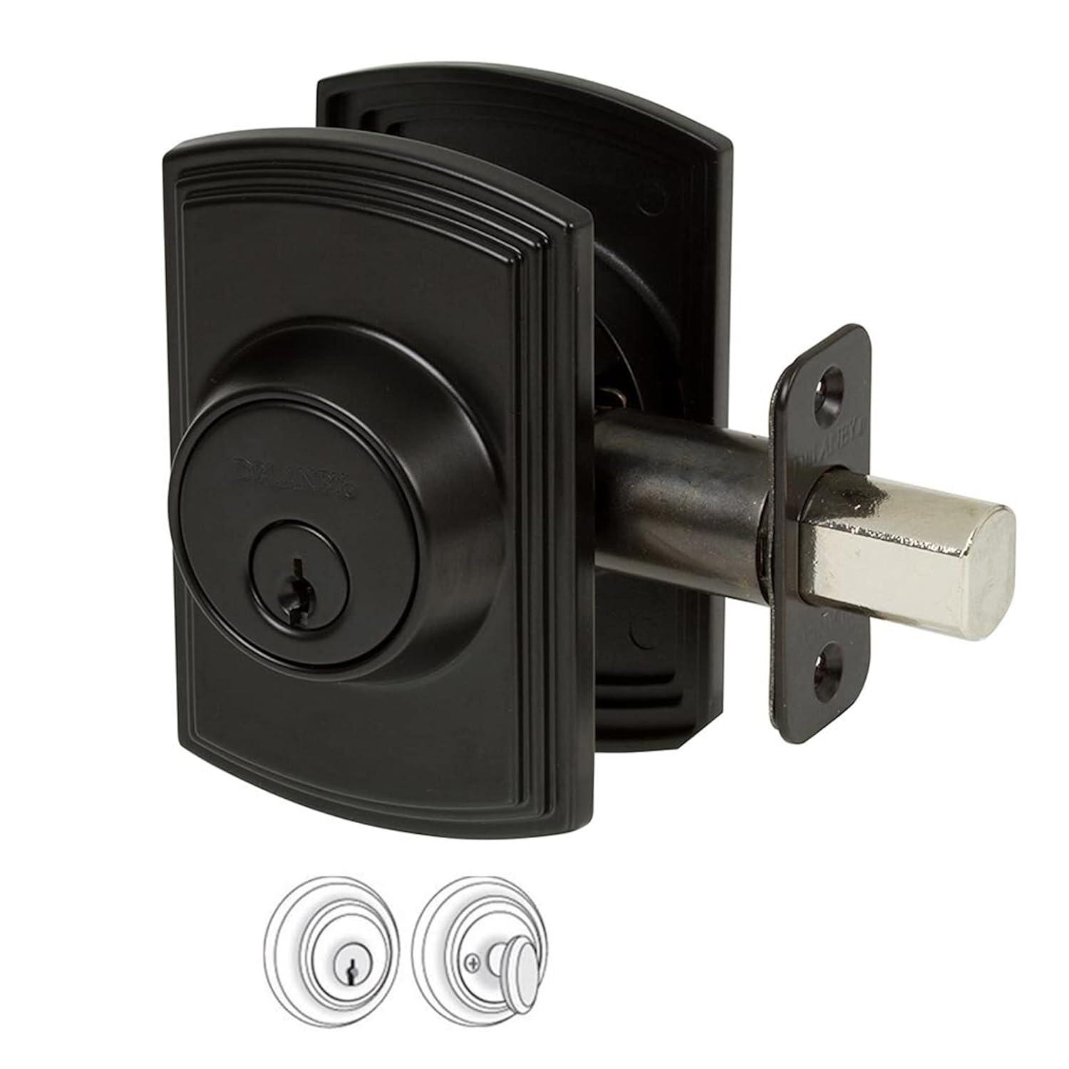 Delaney Hardware 372004 Italian Electronic Single Cylinder Deadbolt