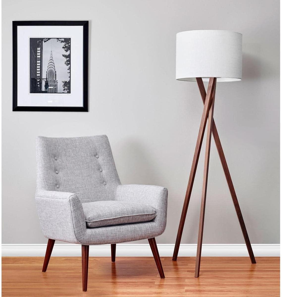 Harcourt Solid Wood Tripod Lamp