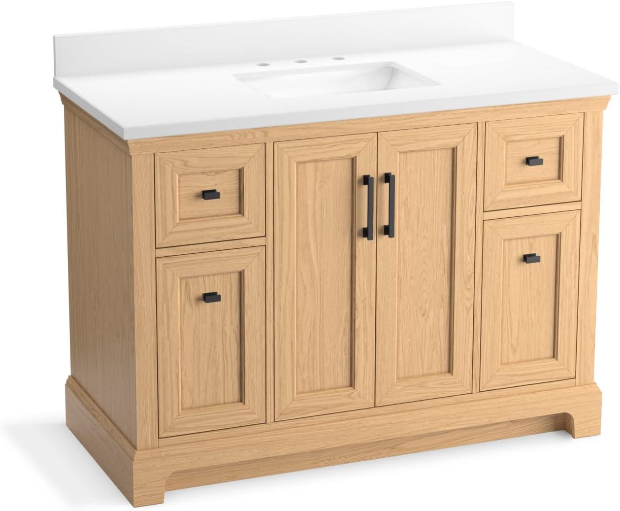 Charlemont 48 In. Bathroom Vanity Cabinet With Sink And Quartz Top