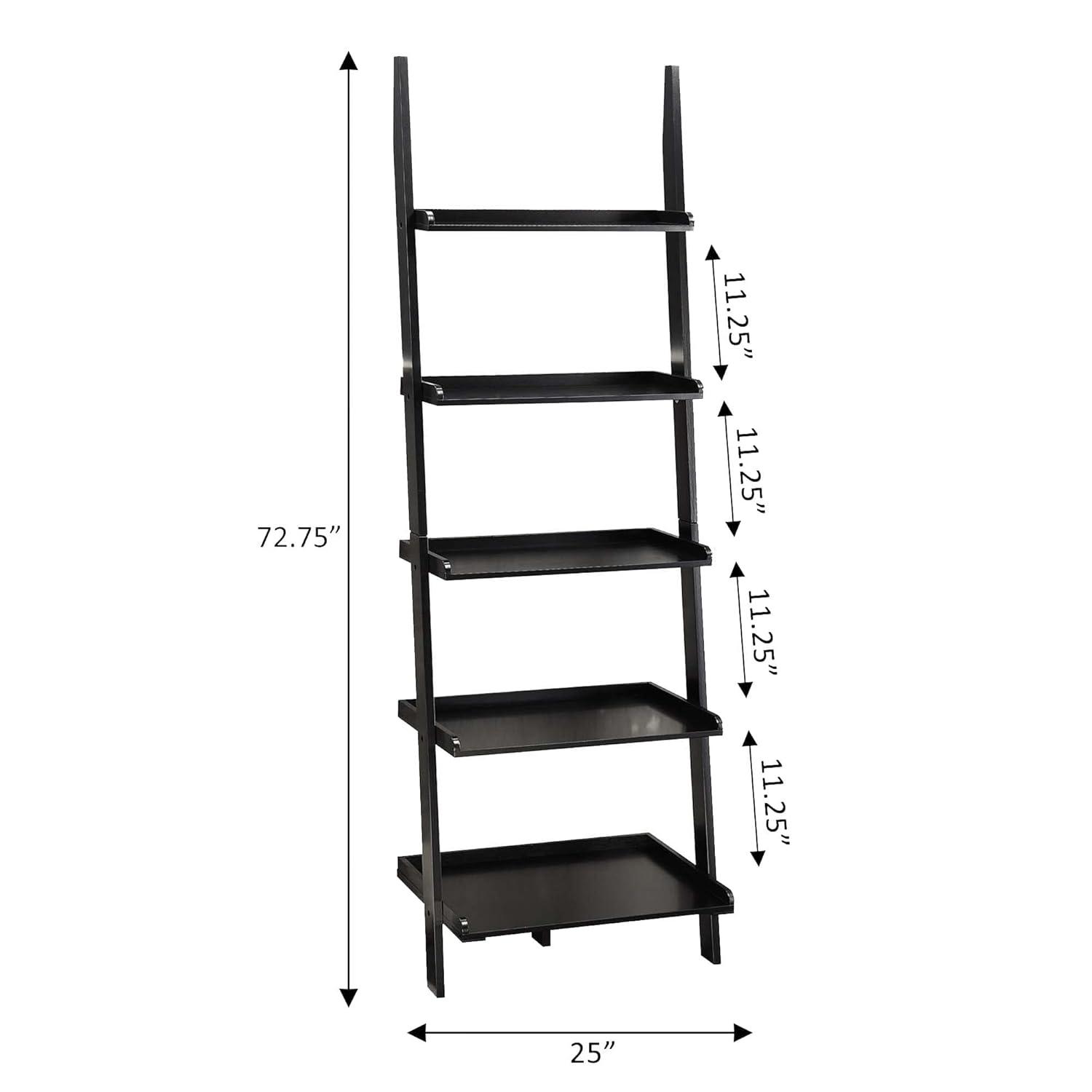 Convenience Concepts American Heritage Bookshelf Ladder-Finish:Yellow