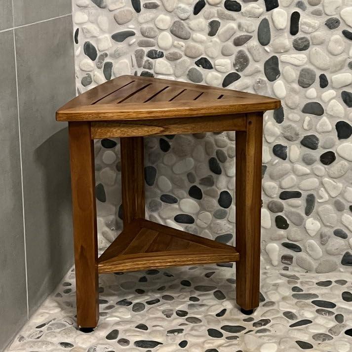 Rutledge & King Harmony Teak Shower Stool