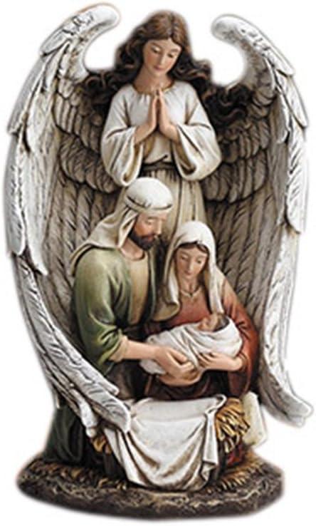 Guardian Angel with Holy Family Figure