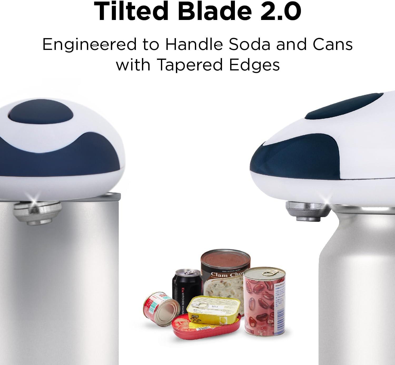 Auto 2.0 Electric Can Opener: Refined Blade Opens Almost Any Cans
